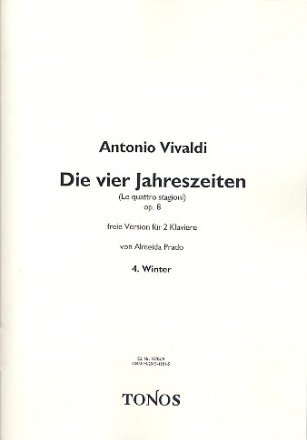 Winter aus Die vier Jahreszeiten op.8,4 fr 2 Klaviere Partitur