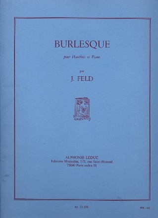 Burlesque pour hautbois et piano