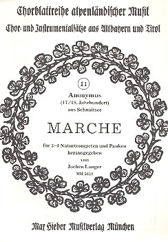 Marche fr 3-4 Naturtrompeten und Pauken Partitur