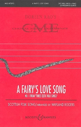 A fairy's love song for 3-part treble voices and piano (5 woodwind instruments) Score