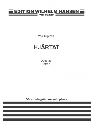 13 LIEDER NACH GEDICHTEN VON BO BERGMANN BAND 1 5 LIEDER OP.30 (SCHWED/DT)