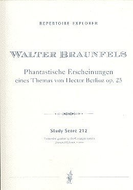 Phantastische Erscheinungen eines Themas von Hector Berlioz op.25 fr Orchester,   Studienpartitur