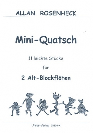 Mini-Quatsch  fr 2 Altblockflten Spielpartitur