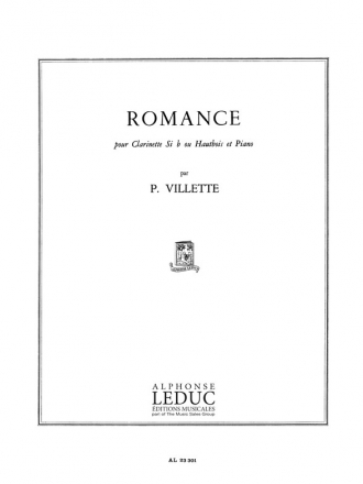 ROMANCE POUR CLARINETTE (HAUTBOIS) ET PIANO