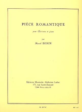 Pice romantique pour clarinette et piano