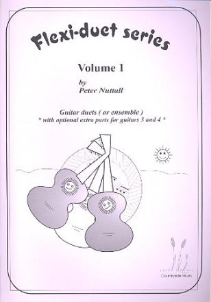 Flexi-Duet Series vol.1 for guitar duet with optional part for guitars 3 and 4