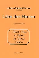 Lobe den Herren Choralvorspiel fr Orgel