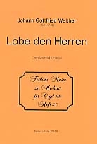 Lobe den Herren Choralvorspiel fr Orgel