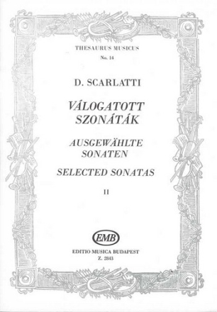 Ausgewhlte Sonaten Band 2 fr Klavier thesaurus musicus no.14