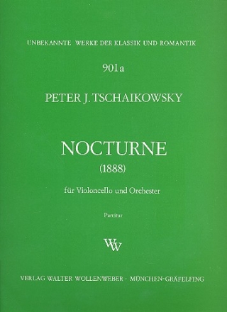 Nocturne fr Violoncello und Streicher Partitur