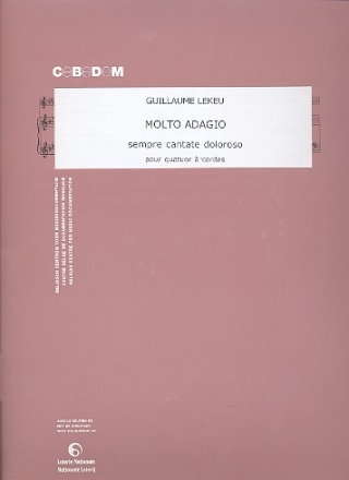 Molto adagio - for 2 violins, viola and violoncello score and parts