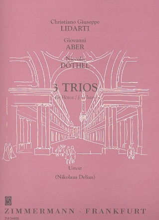 3 Trios fr 3 Flten Partitur und Stimmen