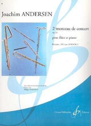 Morceau de concert no.2 op.61 pour flte et piano