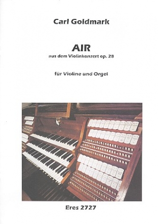 Air aus dem Violinkonzert op.28 fr Violine und Orgel