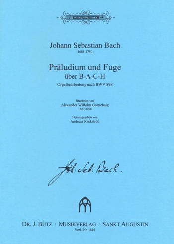 Prludium und Fuge ber B-A-C-H nach BWV898 fr Orgel