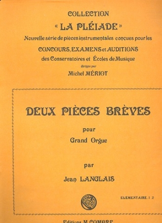 2 pices brves pour orgue