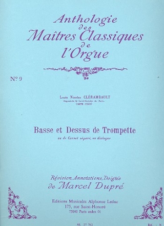 Basse et dessus de trompette pour orgue