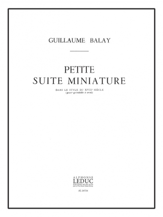 PETITE SUITE EN MINIATURE POUR FLUTE, CLARINETTE, OBOE, BASSON ET COR EN FA,  PARTIES