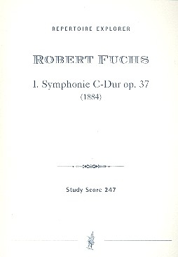 Sinfonie C-Dur Nr.1 op.37 fr Orchester Studienpartitur