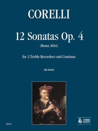 12 sonate op.4 per 2 flauti dolci contralti e bc