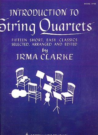 Introduction to String Quartets vol.1 15 short easy classics for string quartett