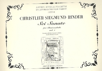 6 sonate vol.1: per clavicembalo