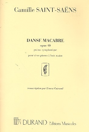 Danse macabre pour 2 pianos a 8 mains