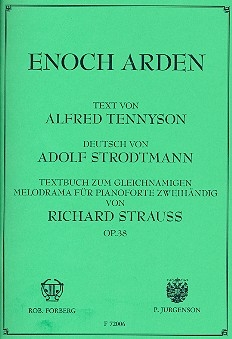 Enoch Arden op.38 fr Sprecher und Klavier Textheft (deutsch)