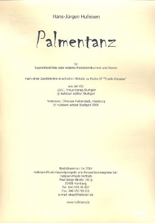 Palmentanz fr Blockflte (oder anderes Melodieinstrument) und Klavier
