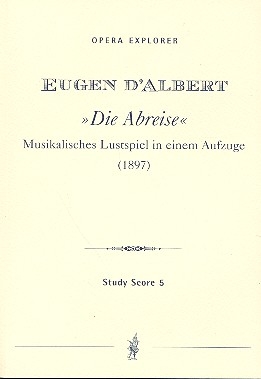 Die Abreise Studienpartitur