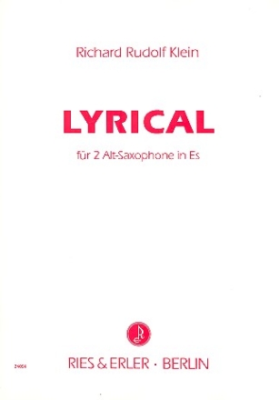 Lyrical fr 2 Altsaxophone