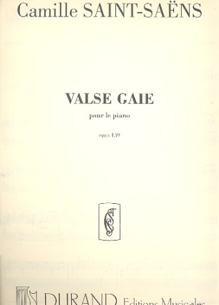 Valse gaie  pour piano