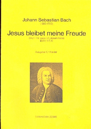 Jesus bleibet meine Freude BWV147,10 fr Klavier