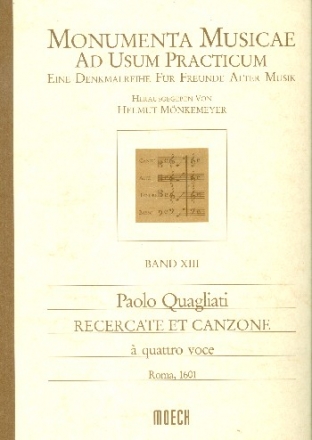 Recertate et canzone a 4 voce (SATB)