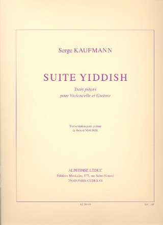 Suite Yiddish pour violoncelle et guitare