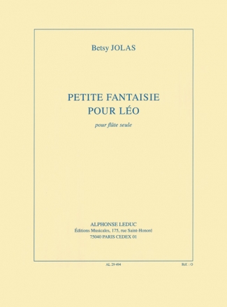 PETITE FANTAISIE POUR LEO POUR FLUTE