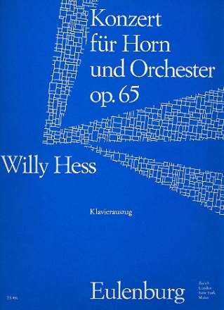 Konzert op.65 fr Horn und Orchester fr Horn und Klavier