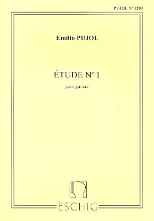 Etude no.1  pour guitare