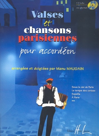 Valses et chansons parisiennes (+CD) pour accordeon