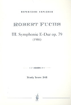 Sinfonie E-Dur Nr.3 op.79 fr Orchester Studienpartitur