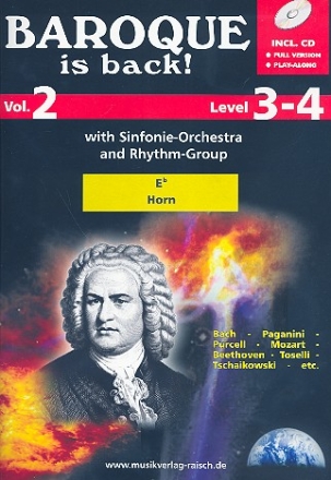 Baroque is back vol.2 (+CD) fr 1-2 Hrner in Es