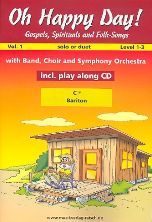 Oh happy Day vol.1 (+2 CD's) fr 1-2 Baritone in C, Bassschlssel