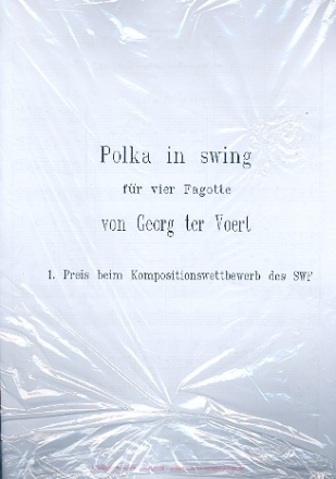 Polka in swing fr 4 Fagotte Partitur und Stimmen
