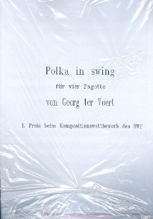 Polka in Swing fr 4 Fagotte Partitur und Stimmen