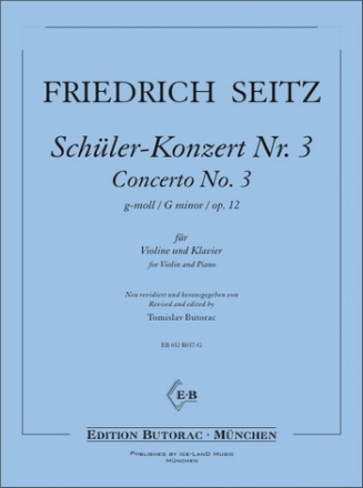 Konzert g-Moll Nr.3 op.12 für Violine und Klavier