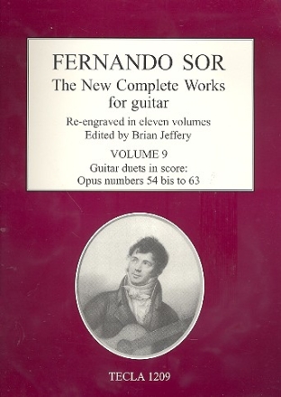 The new complete Works for guitar vol.9 op.54-63 for 2 guitars