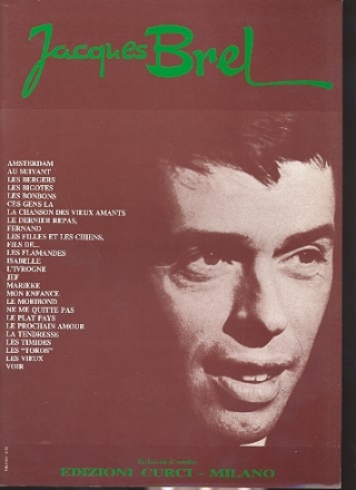 Jacques Brel: Songbook piano/vocal/guitar