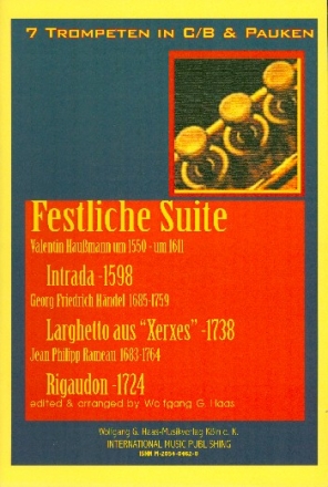 Festliche Suite fr 7 Trompeten und Pauken Partitur und Stimmen