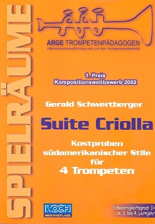 Suite Criolla fr 4 Trompeten Partitur und Stimmen