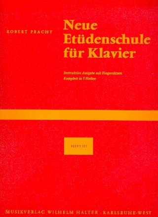 Neue Etdenschule Band 3 fr Klavier